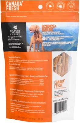 Show full view: Canada Fresh Pumpkin & Sweet Potato Dog Treats, 6-oz bag slide 4 of 4