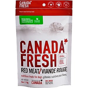 Canada Fresh Red Meat Dog Treats, 6-oz bag