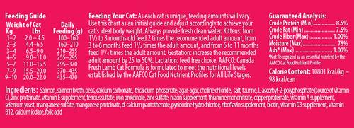 Show full view: Canada Fresh Salmon Canned Cat Food, 3-oz, case of 24 slide 3 of 6