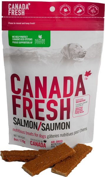 Canada Fresh Salmon Dog Treats, 6-oz bag
