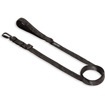Canada Pooch Canada Pooch Adjustable Length Utility Dog Leash, Black Camo, Small/Medium: 4 to 6-ft long, 0.8-in wide