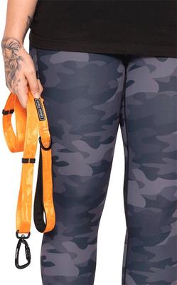 Show full view: Canada Pooch Adjustable Length Utility Dog Leash, Orange Camo, Large/X-Large: 4 to 6-ft long, 1-in wide slide 6 of 6