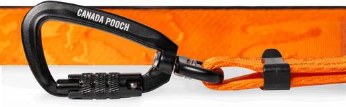 Show full view: Canada Pooch Adjustable Length Utility Dog Leash, Orange Camo, Small/Medium: 4 to 6-ft long, 0.8-in wide slide 3 of 6