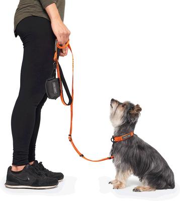 Show full view: Canada Pooch Adjustable Length Utility Dog Leash, Orange Camo, Small/Medium: 4 to 6-ft long, 0.8-in wide slide 5 of 6