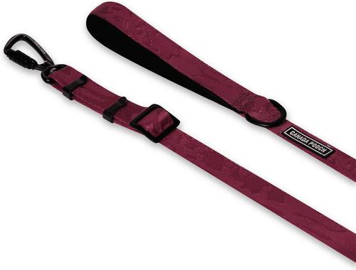 Show full view: Canada Pooch Adjustable Length Utility Dog Leash, Plum Camo, Large/X-Large: 4 to 6-ft long, 1-in wide slide 4 of 6