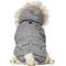 Show in main carousel: Canada Pooch Alaskan Army Faux Down Insulated Dog Parka, Salt & Pepper, 26 slide 3 of 6