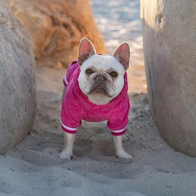 Show full view: Canada Pooch Beach Bum Towel Dog Hoodie, Pink, 8 slide 5 of 7