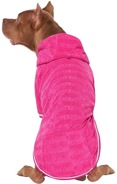 Show full view: Canada Pooch Beach Bum Towel Dog Hoodie, Pink, 8 slide 4 of 7