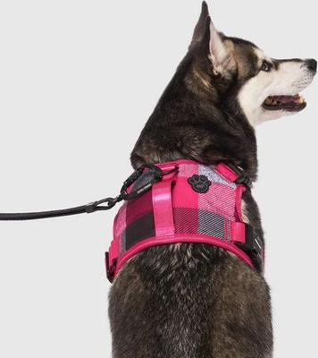 Show full view: Canada Pooch Complete Control Dog Harness, Pink Plaid, Medium slide 3 of 8