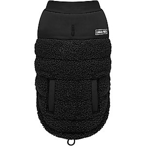 Canada Pooch Cool Factor Puffer Dog Coat, Black, 20
