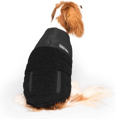 Show full view: Canada Pooch Cool Factor Puffer Dog Coat, Black, 22 slide 4 of 6
