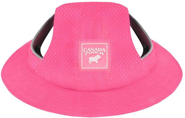 Discontinued CANADA POOCH Cooling Dog Bucket Hat, Neon Pink, L - Main Image
