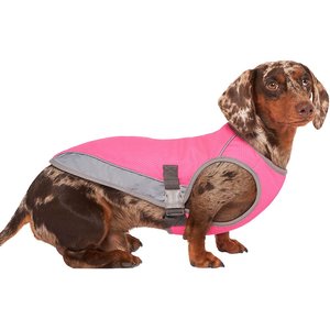 Canada Pooch Cooling Dog Vest, Neon Pink, 14