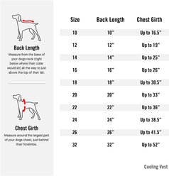 Canada Pooch Cooling Dog Vest, Rainbow, 22 slide 2 of 6