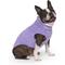 Show in main carousel: Canada Pooch Easy-on Stretch Fleece Dog Sweater, Lilac, 10-in slide 3 of 7
