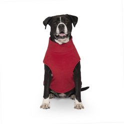 Canada Pooch Easy-on Stretch Fleece Dog Sweater, Red, 14-in