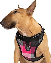 Canada Pooch Everything Dog Harness, Pink Plaid, Large slide 2 of 5