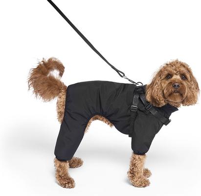 Show full view: Canada Pooch Harness Dog Snowsuit, Black, 26-in slide 3 of 7