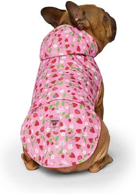 Show full view: Canada Pooch Pick Me Dog Poncho, Strawberries, 28 slide 4 of 7
