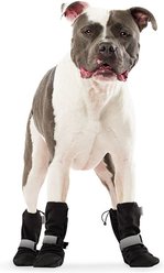 Canada Pooch Soft Shield Dog Boots, Black, size 1