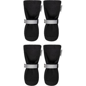 Canada Pooch Soft Shield Dog Boots, Black, size 1