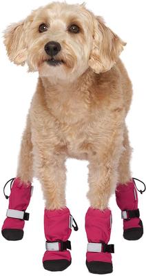 Show full view: Canada Pooch Soft Shield Dog Boots, Pink Reflective, 1 slide 2 of 7