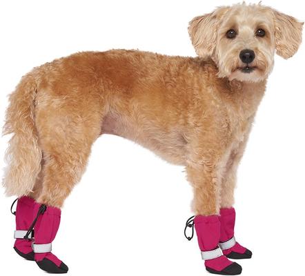 Show full view: Canada Pooch Soft Shield Dog Boots, Pink Reflective, 1 slide 3 of 7