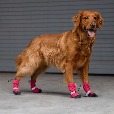 Show full view: Canada Pooch Soft Shield Dog Boots, Pink Reflective, 1 slide 5 of 7
