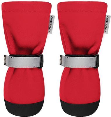 Show full view: Canada Pooch Soft Shield Dog Boots, Red Reflective, 1 slide 4 of 7