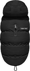 Canada Pooch The Waterproof Puffer Dog Coat, Black, 16