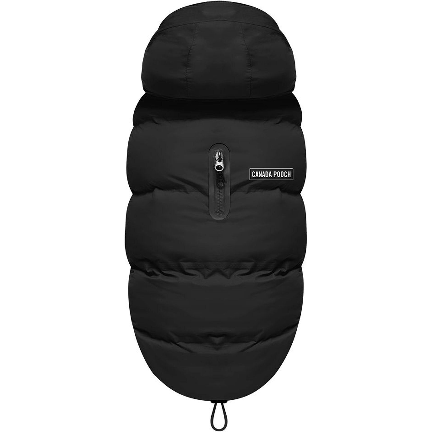 Canada Pooch The Waterproof Puffer Dog Coat, Black, 16