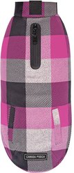 Canada Pooch Thermal Tech Fleece Dog Sweater, Pink Plaid, 22