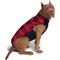 Show in main carousel: Canada Pooch Thermal Tech Fleece Dog Sweater, Red Plaid, 16 slide 3 of 7