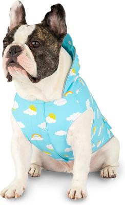 Show full view: Canada Pooch Torrential Tracker Dog Raincoat, Blue Clouds, 8 slide 3 of 7