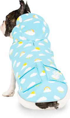 Show full view: Canada Pooch Torrential Tracker Dog Raincoat, Blue Clouds, 8 slide 4 of 7
