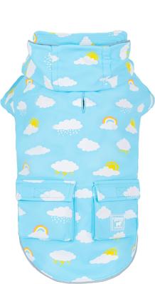 Show full view: Canada Pooch Torrential Tracker Dog Raincoat, Blue Clouds, 8 slide 5 of 7