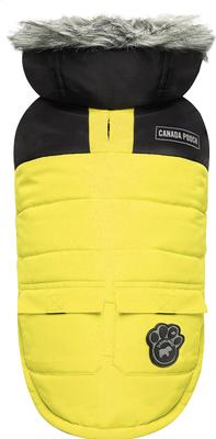 Show full view: Canada Pooch True North Insulated Dog Parka, Yellow, 22 slide 4 of 6