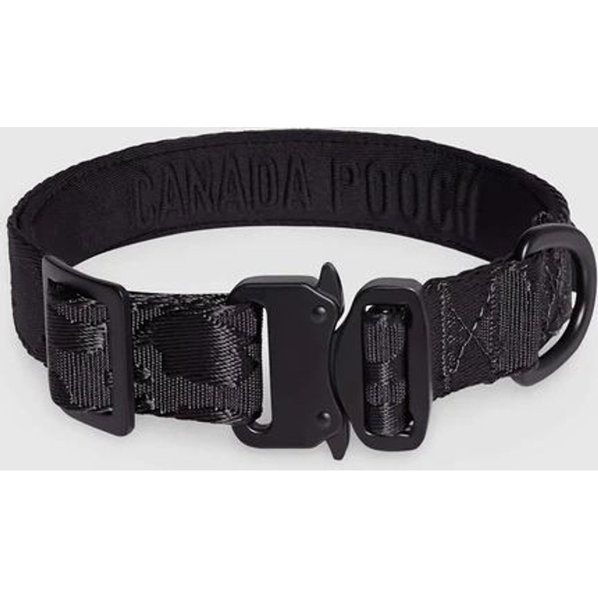 Canada Pooch Utility Dog Collar, Black Camo, Large