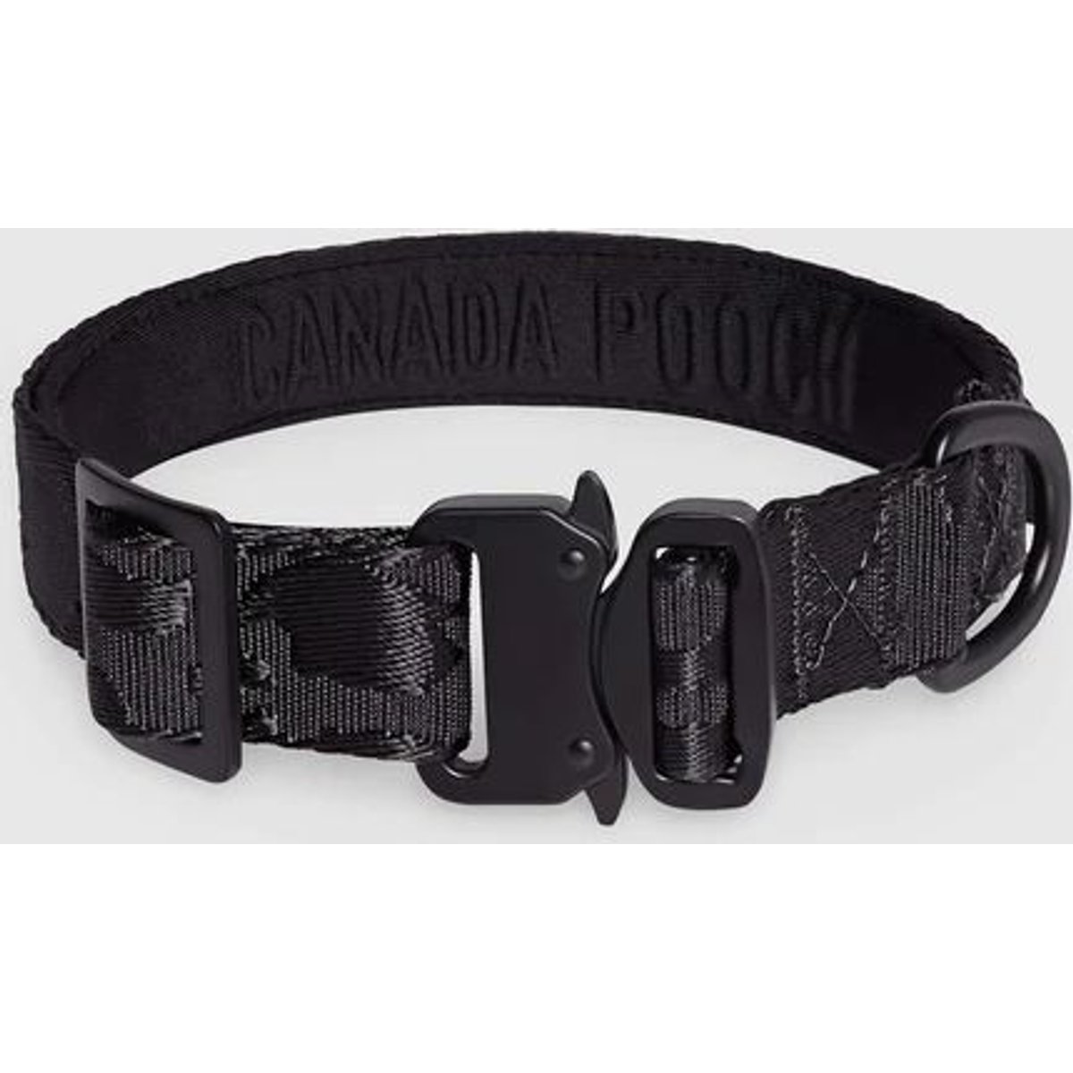 Canada Pooch Utility Dog Collar, Black Camo, Small