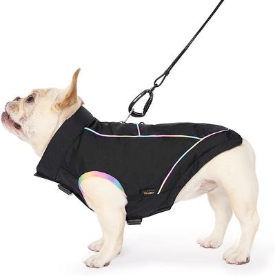 Show full view: Canada Pooch Utility Parka Dog Raincoat, Black, size 20 slide 3 of 6