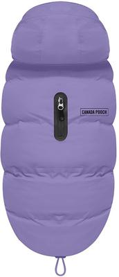 Show full view: Canada Pooch Waterproof Dog Puffer, Violet, 28-in slide 4 of 6