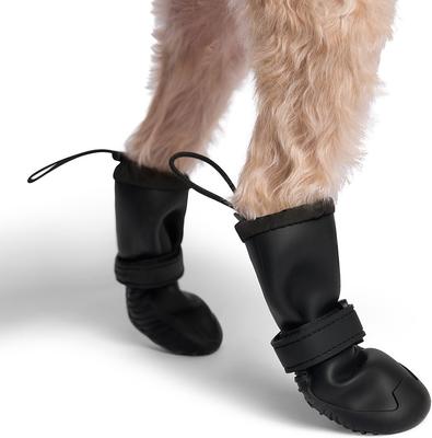 Show full view: Canada Pooch Waterproof Dog Rain Boots, Black, size 1 slide 4 of 7