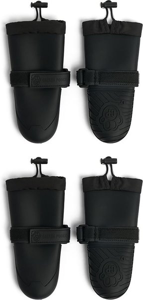 Show full view: Canada Pooch Waterproof Dog Rain Boots, Black, size 2 slide 1 of 7