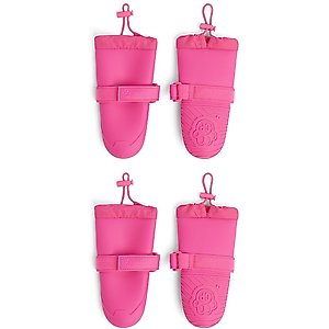 Canada Pooch Waterproof Rain Dog Boot, Pink, 4