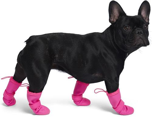 Show full view: Canada Pooch Waterproof Rain Dog Boot, Pink, 6 slide 3 of 6