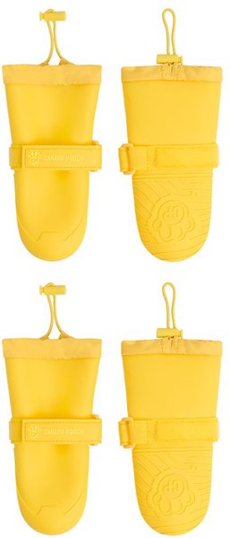 Canada Pooch Waterproof Rain Dog Boots, Yellow