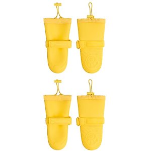 Canada Pooch Waterproof Rain Dog Boots, Yellow, 3