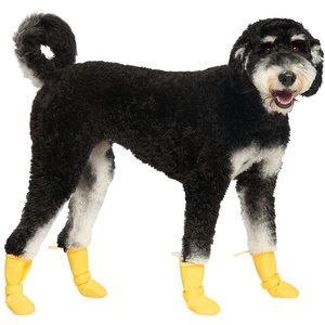 Canada Pooch Waterproof Rain Dog Boots, Yellow, 3