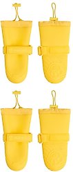 Canada Pooch Waterproof Rain Dog Boots, Yellow, 5