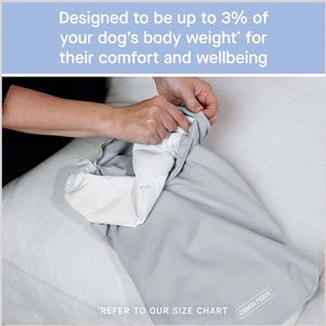 Canada Pooch Weighted Dog Calming Vest, Grey, Medium